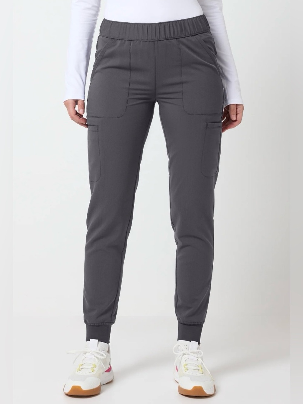 NWT Scrubstar Charcoal Cargo Jogger Pants